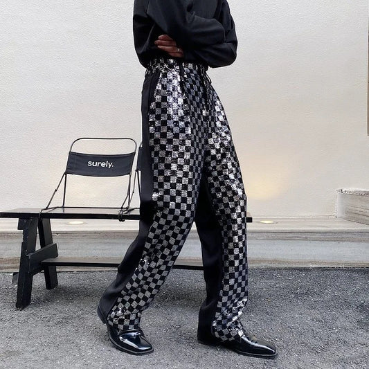 Black & White Checkered Pants