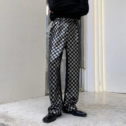 Black & White Checkered Pants