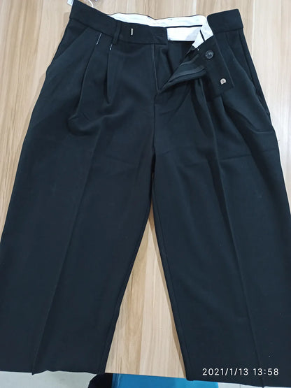 Vintage High Waist Straight Pants