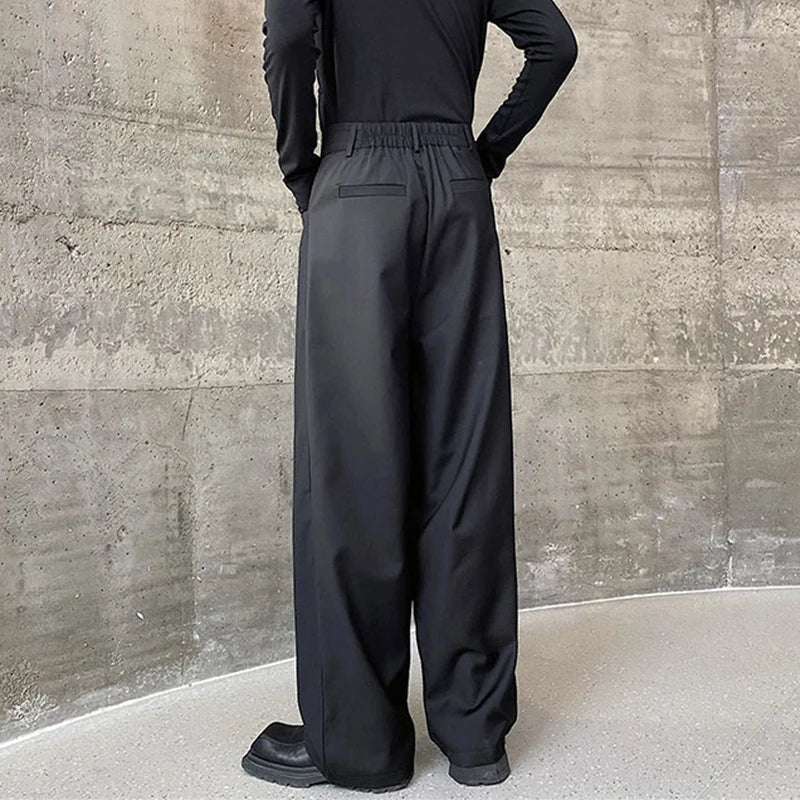 Double Waistband Straight Pants