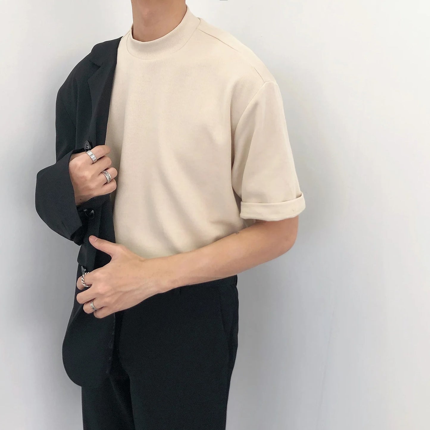 Korean Style Turtleneck Tee