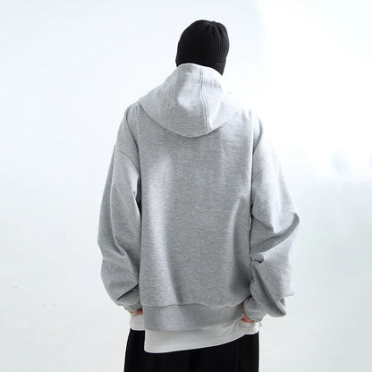 Multi-Pocket Wool Hoodie