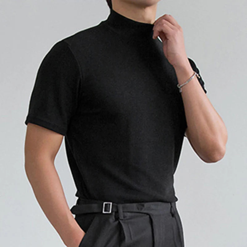 Slim Half Turtleneck Tee