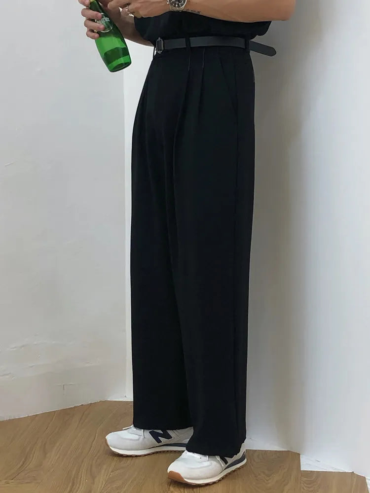 Vintage High Waist Straight Pants