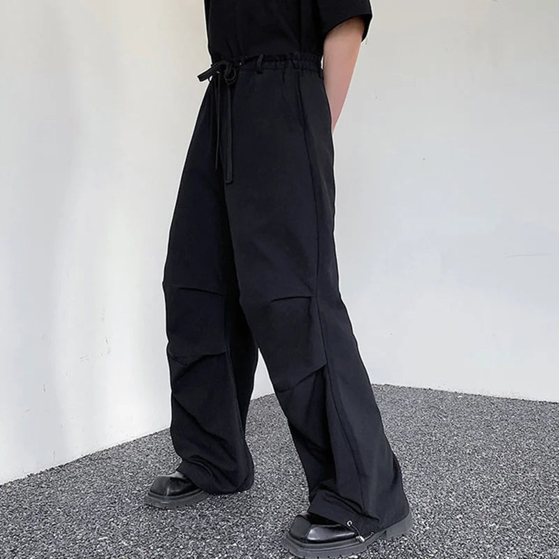 Pleated Cargo Sweatpants