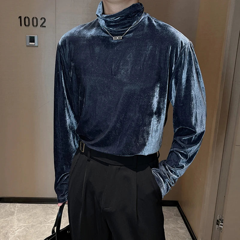 Velvet High Neck Undershirt