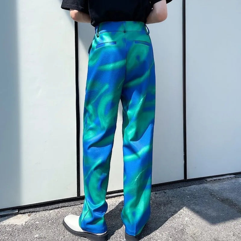 Printed Baggy Cargo Pants