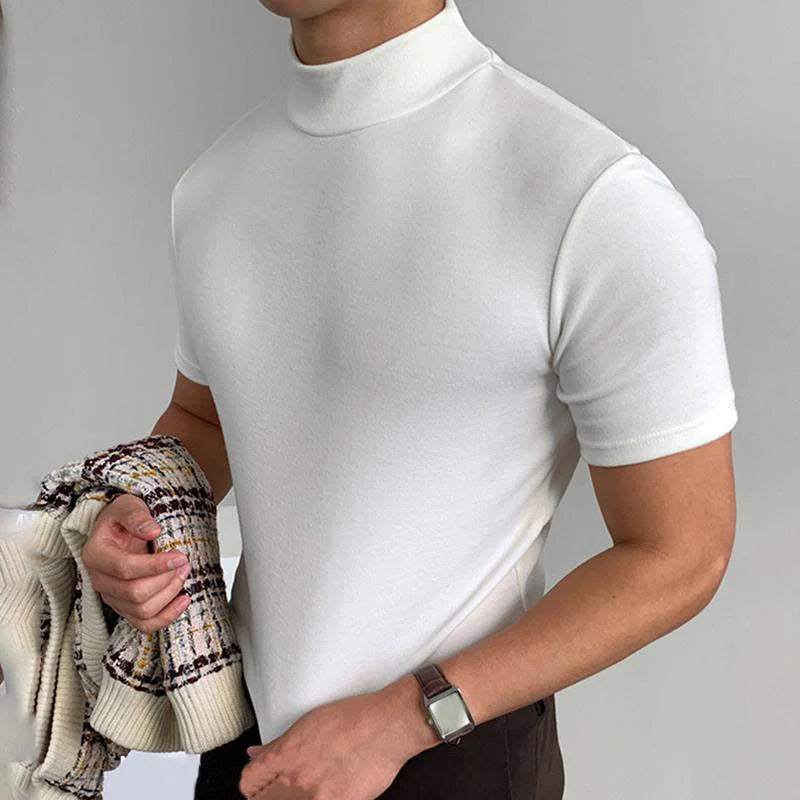 Slim Half Turtleneck Tee